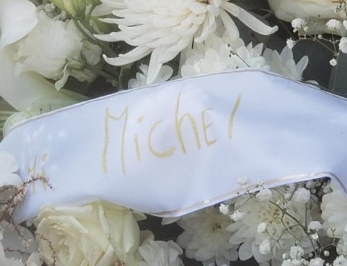 11 octobre 2024 : La tombe de Michel Blanc au Père-Lachaise.