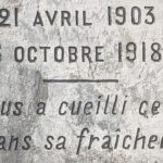 L'épitaphe du 8 octobre 2026.