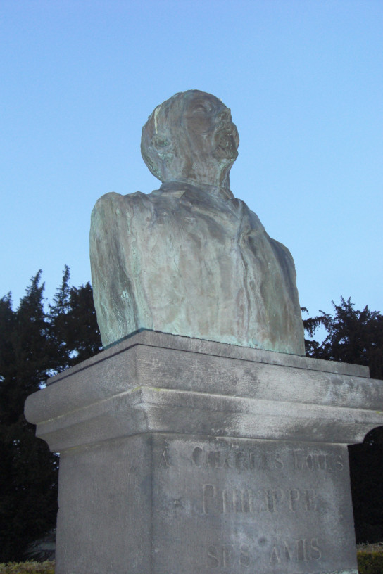 Charles Louis Philippe au cimetière de Cérilly